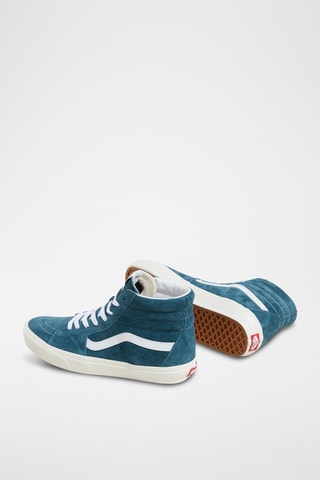 Baskets montantes en nubuck SK8-Hi - Bleu canard