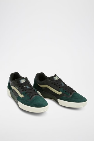 Sneakers en cuir Skate AVE 2.0 - Vert foncé