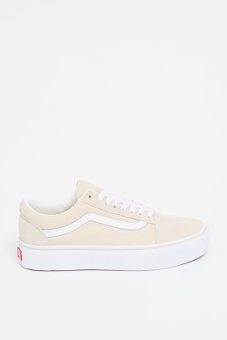 Baskets plateformes en nubuck UA Old Skool - Beige