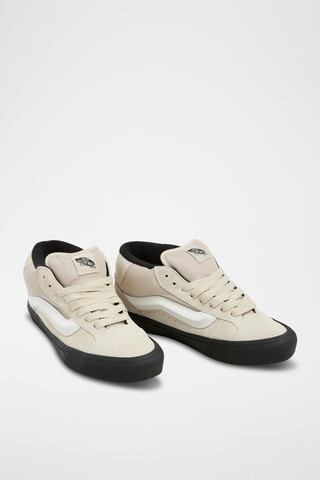 Baskets montantes en cuir Knu Mid - Ecru