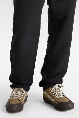Baskets montantes en cuir MTE Sk8-Hi - Kaki