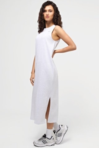 Robe longue sans manches Left Chest - Gris clair chiné