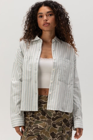 Chemisier Antica Boxy LS Shirt - Blanc