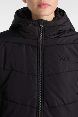 Doudoune à capuche Foundry Crop Puff H - Noir