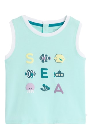 Camisola de alças - Verde