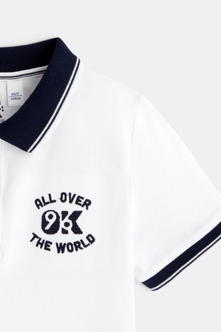 Polo - Blanc - Okaïdi