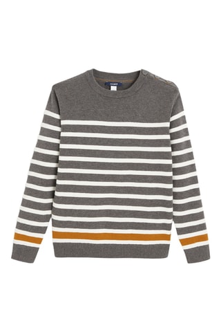 Camisola - Cinzento escuro mesclado - Okaïdi