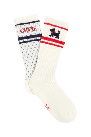 2 pares de meias - Cru - KDZ