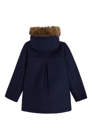 Manteau à capuche - Bleu marine - Okaïdi