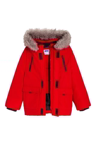 Parka à capuche - Rouge - Okaïdi