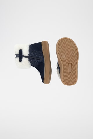 Bottines fourrées - Bleu marine - Obaibi