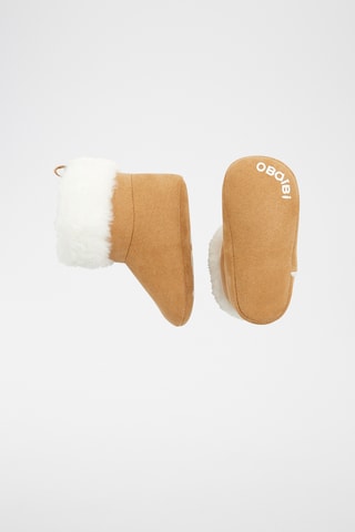 Chaussons fourrés - Camel - Obaibi