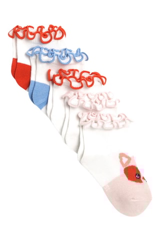 5 paires de chaussettes - Blanc - Obaibi