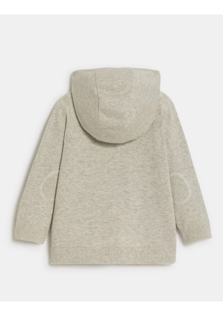 Camisola com capuz - Cinzento mesclado - Obaibi