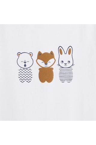 3 bodies - Branco e castanho - Obaibi