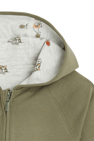 Sweat réversible à capuche - Vert - Obaibi