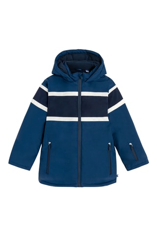 Blouson à capuche - Bleu cobalt - Okaidi