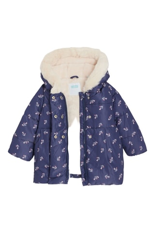 Parka à capuche - Bleu marine - Obaibi