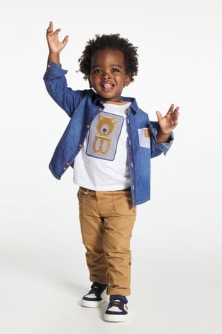 Chemise en jean - Bleu cobalt - Obaibi