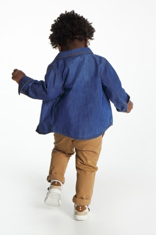 Chemise en jean - Bleu cobalt - Obaibi