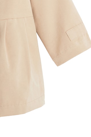 Imperméable à capuche - Beige - Obaibi