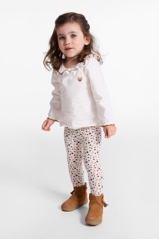 Leggings - Bege - Obaibi