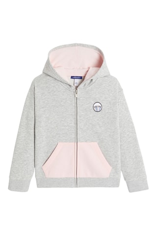 Sweat com capuz - Cinzento mesclado - Okaïdi