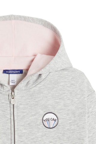 Sweat com capuz - Cinzento mesclado - Okaïdi