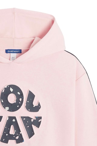 Sweat com capuz - Rosa-maquilhagem - Okaïdi