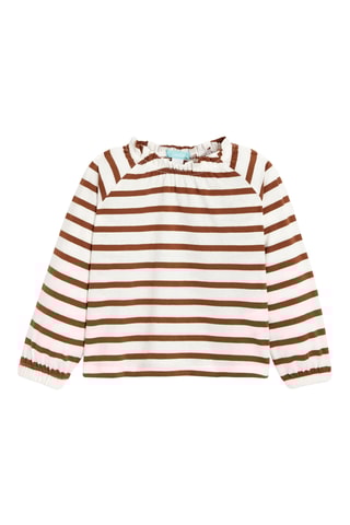 Salopette en jean et t-shirt - Bleu et marron - Obaïbi