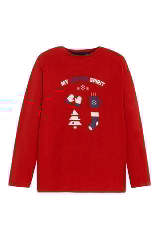 T-shirt - Vermelho - Okaïdi