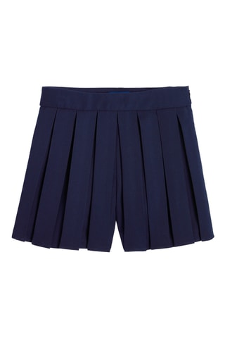 Short plissé - Bleu marine - Okaïdi