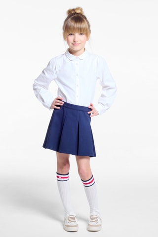 Short plissé - Bleu marine - Okaïdi