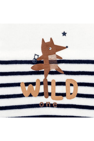 Babygro - Branco e azul-escuro Obaïdi