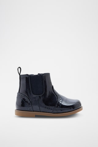 Bottines vernies - Bleu nuit - Obaïbi