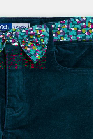 Pantalon en velours - Bleu nuit - Okaïdi