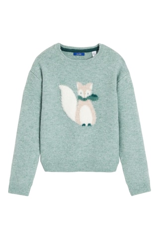 Pull - Vert clair chiné - Okaïdi