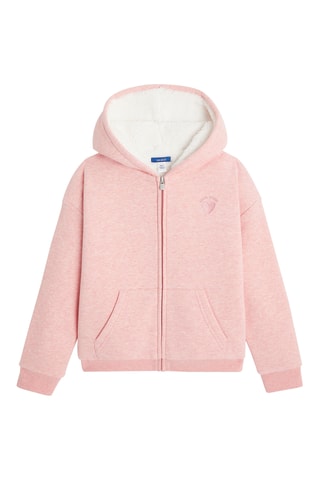 Sweat com capuz - Rosa-velho - Okaïdi