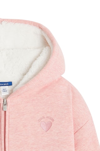 Sweat com capuz - Rosa-velho - Okaïdi
