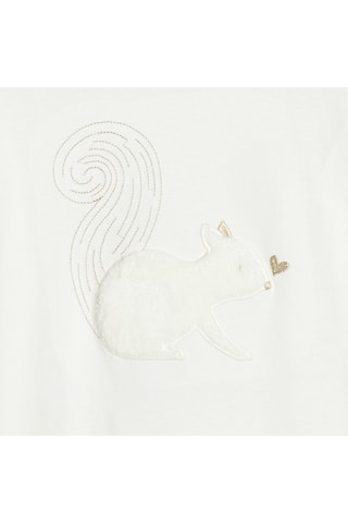 T-shirt - Ecru - Okaïdi