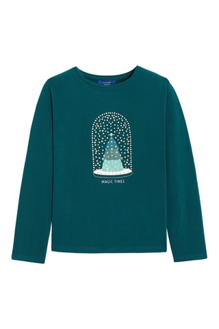 T-shirt - Verde-escuro - Okaïdi