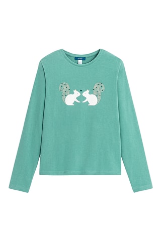 T-shirt - Verde-água - Okaïdi