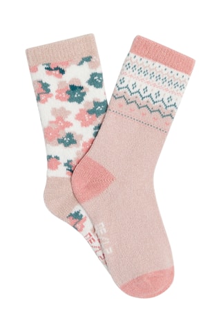 2 pares de meias - Rosa - Okaïdi