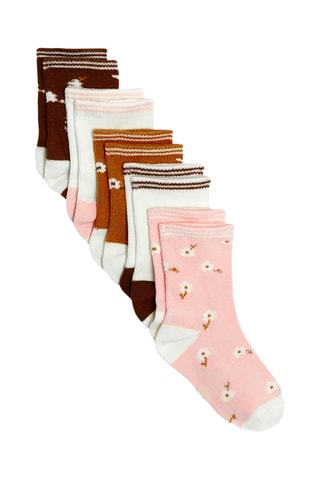 5 paires de chaussettes - Rose - Obaïbi