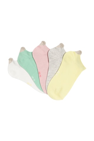 5 paires de socquettes - Vert - Okaïdi