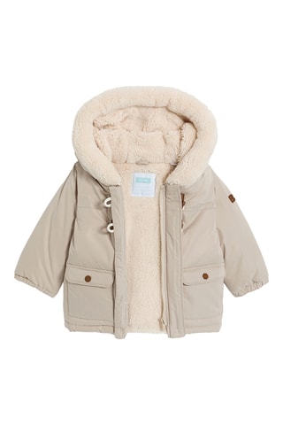 Parka à capuche - Beige - Obaïbi