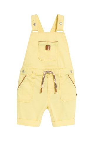 T-shirt et salopette - Jaune - Obaïbi