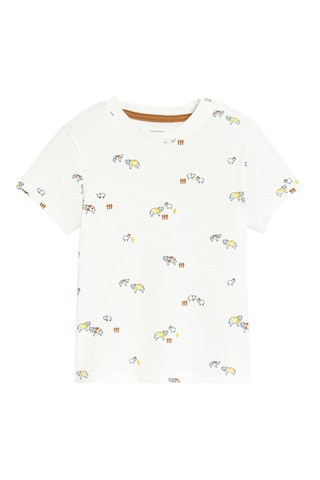T-shirt et salopette - Jaune - Obaïbi