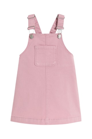 Robe-salopette en jean - Violet - Obaïbi