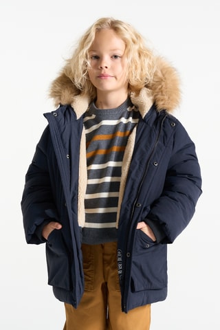 Parka à capuche - Bleu marine - Okaïdi